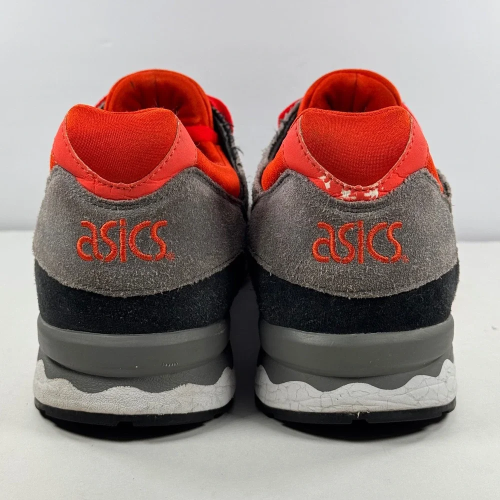 Asics Gel Lyte V Men's size 12 High Voltage Orange Suede Mesh Sneakers H515L